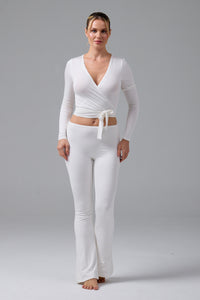 LUNA - WRAP TOP - CREAM