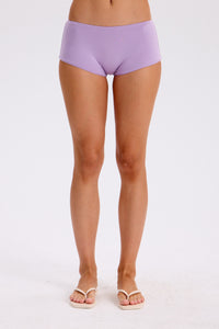 SECOND SKIN MINI SHORT – ÇİFT KATMANLI – SOFT LAVENDER