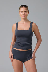 PUKET - KALIN ASKILI ATLET T-SHIRT- BLUEBERRY