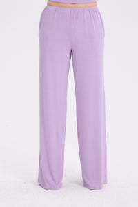 RAHAT- DÖKÜMLÜ PANTOLON - SOFT LAVENDER