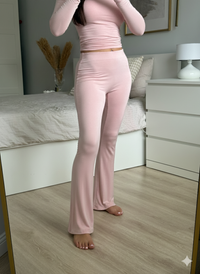 PRO-TECHNICAL FLARED LEGGINGS - COTTON CANDY