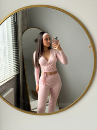 LUNA - WRAP TOP - COTTON CANDY